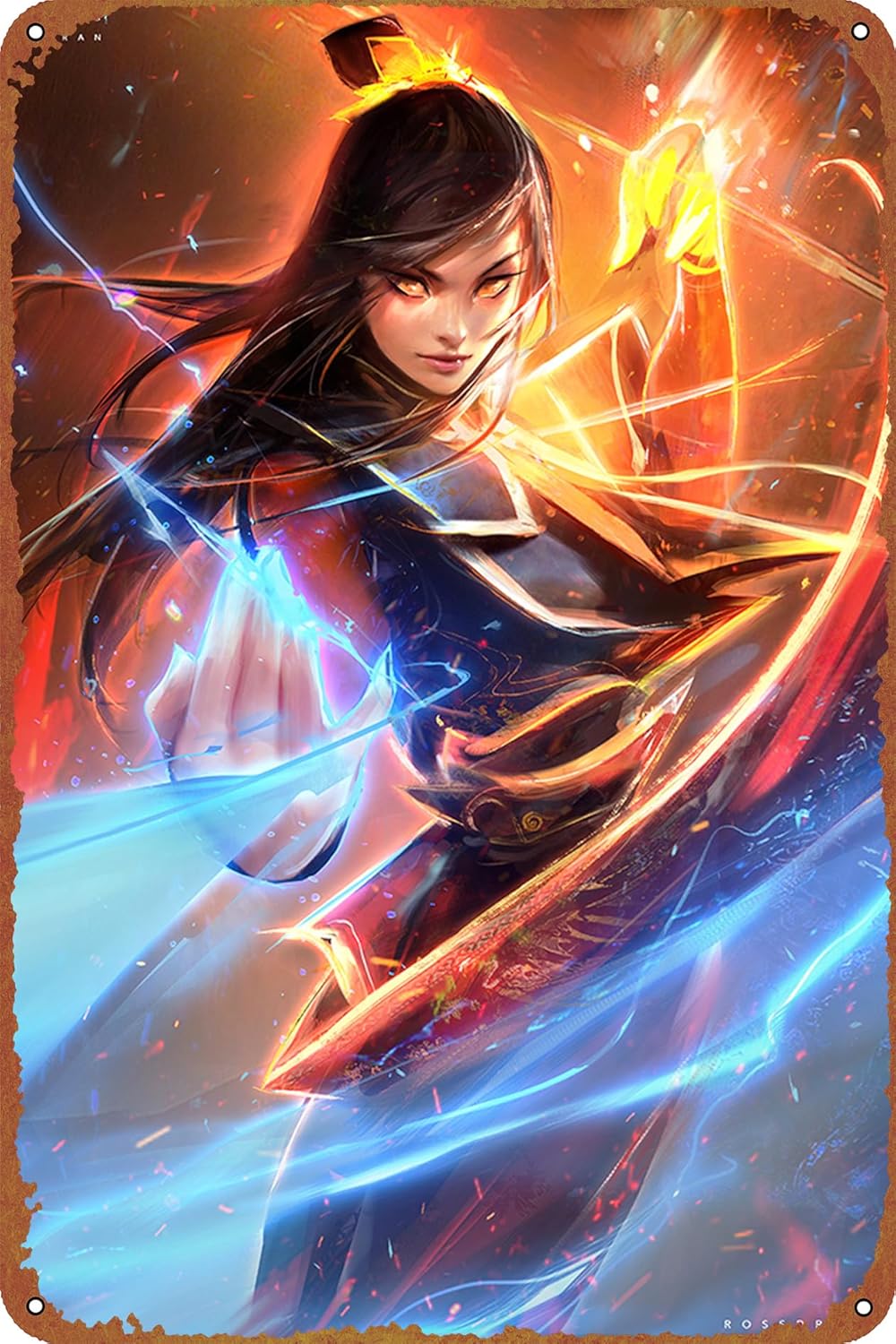 Office Youtuber - AZULA : YouTube! poster Poster Vintage