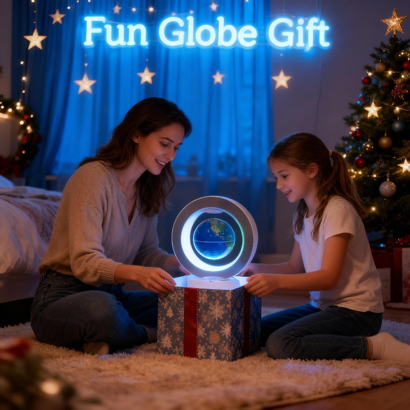 Office Tech For Men - Levitating Globe Bluetooth Speaker Floating Lamp