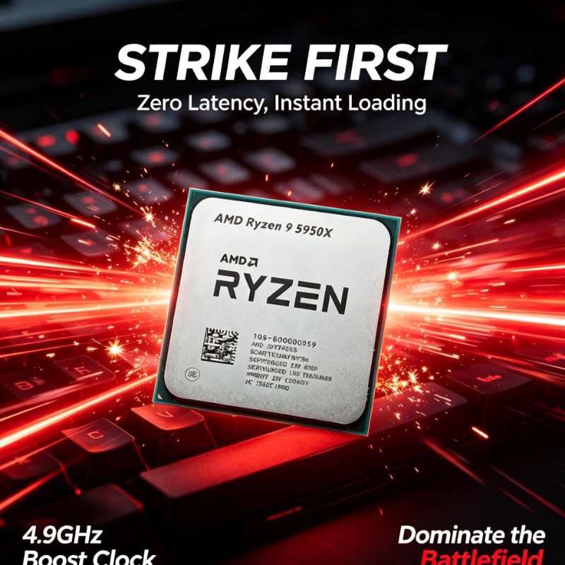 Amd Cpu Ryzen 9 - AM4 Platform Multi Core CPU AMD