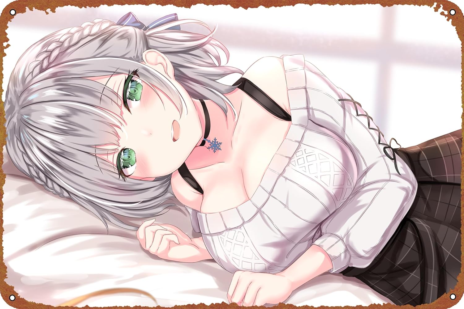 Skirt Green Eyes White Hair Vi - огляд і ціна Office Youtuber
