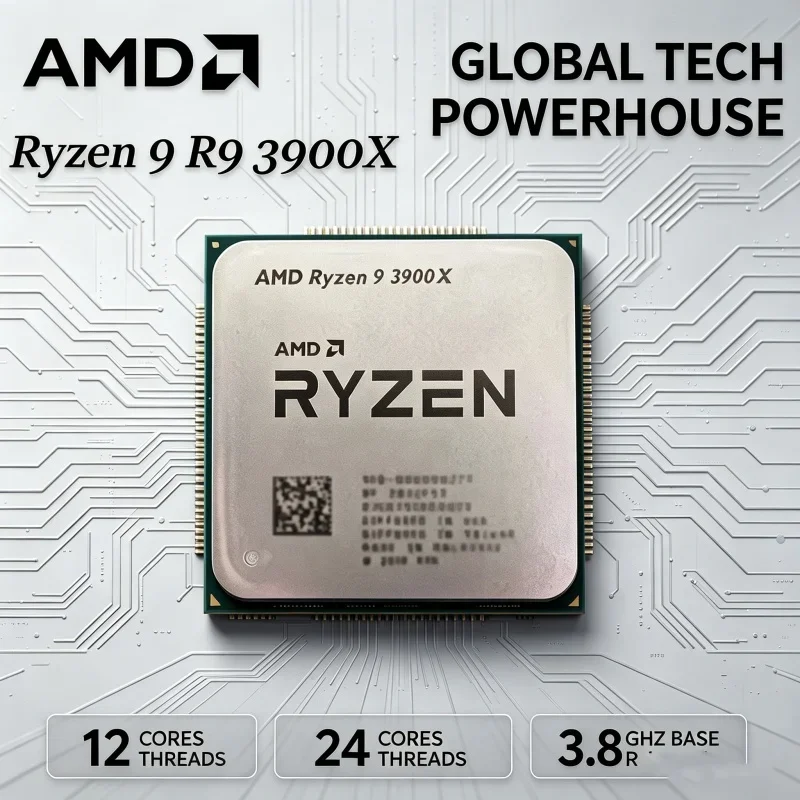AMD R9 3900X Ryzen 9 3900X Fla - огляд і ціна Amd Cpu Ryzen 9