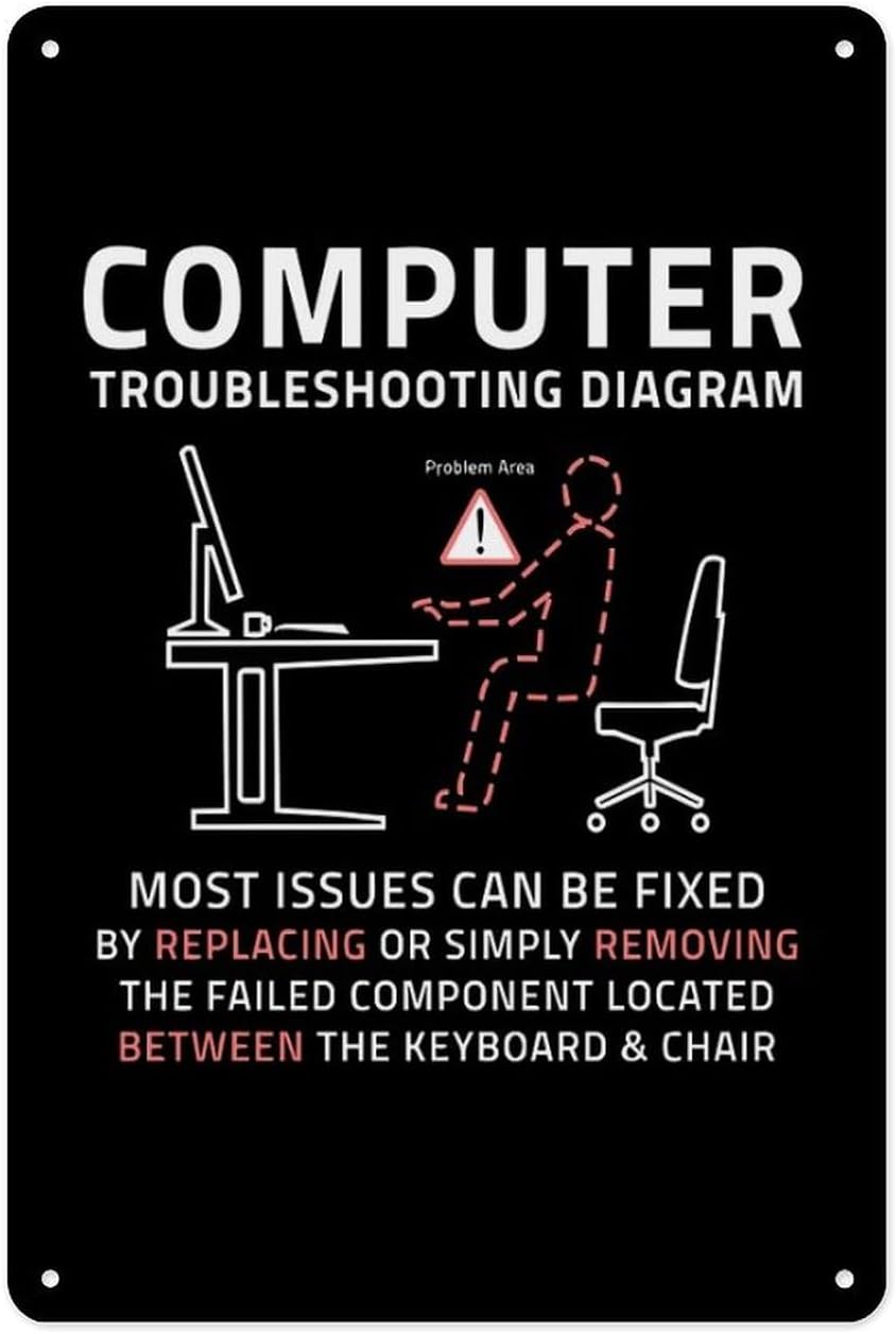 Metal Tin Sign 8 X 12 Inch - F - огляд і ціна Office Of Tech