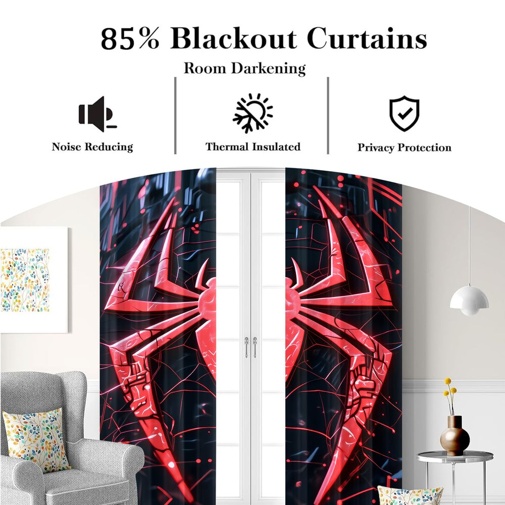 Spider Print Curtains Futurist - огляд і ціна Office Print Tech