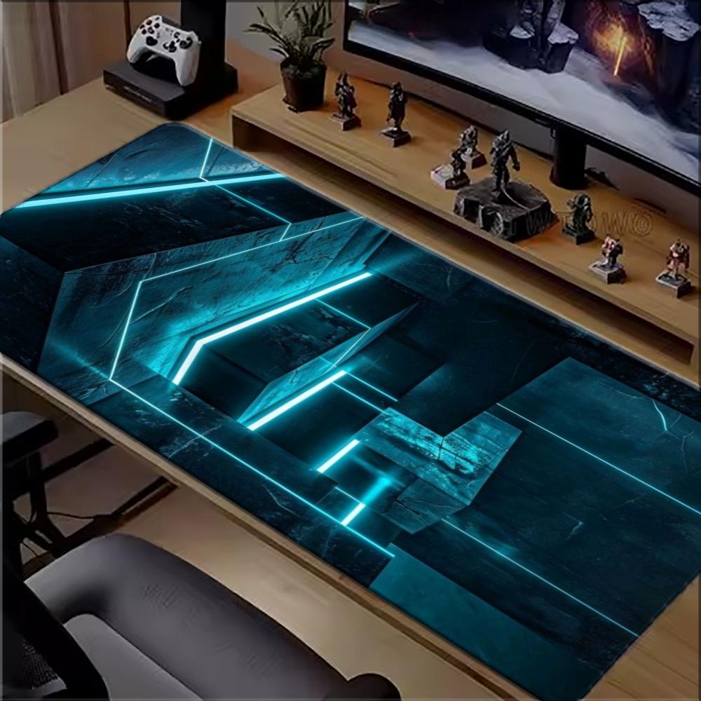 Cyan Neon Tech Geometric Large - огляд і ціна Office Of Tech
