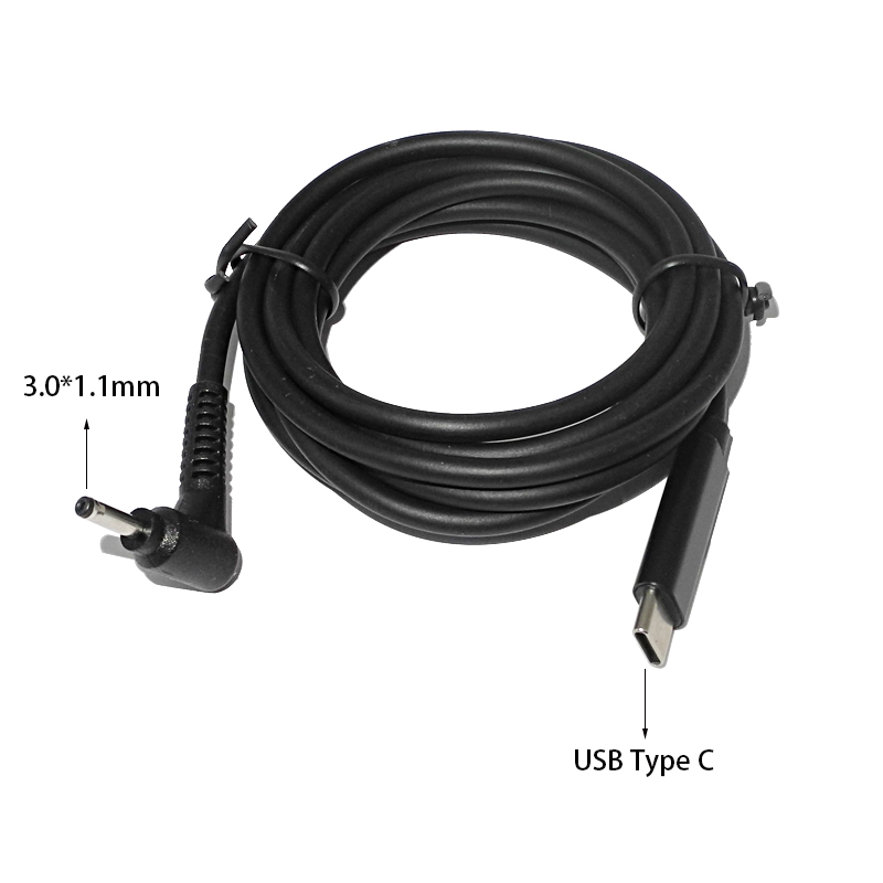 USB Type C to DC 3.0x1.1mm 3.0 - огляд і ціна Cable Lock Laptop