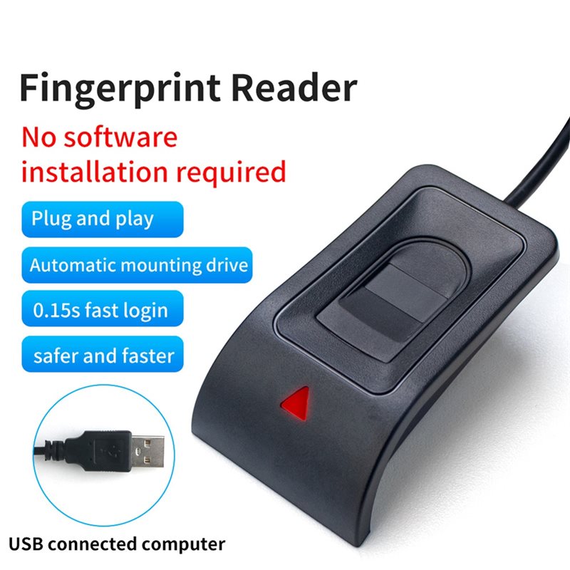 A52T Fingerprint Recognition U - огляд і ціна Fingerprint Reader Usb