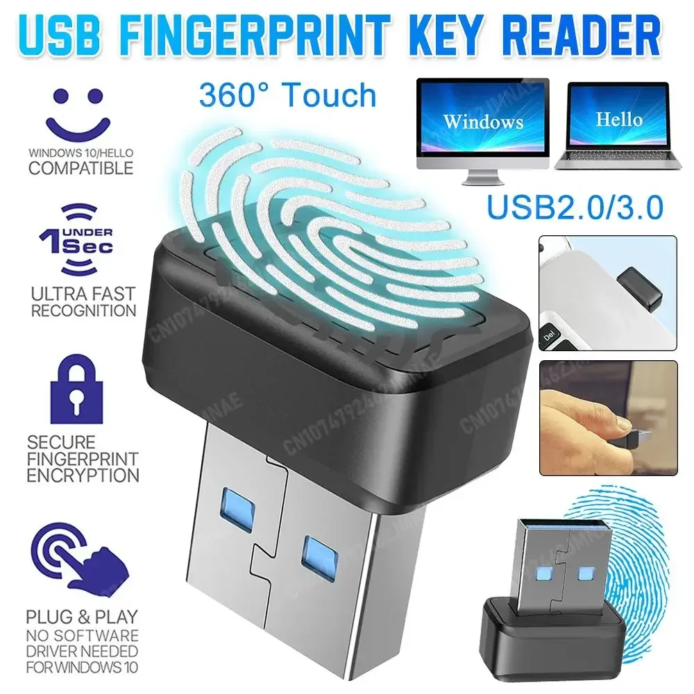 USB Fingerprint Key Reader For - огляд і ціна Fingerprint Reader Usb