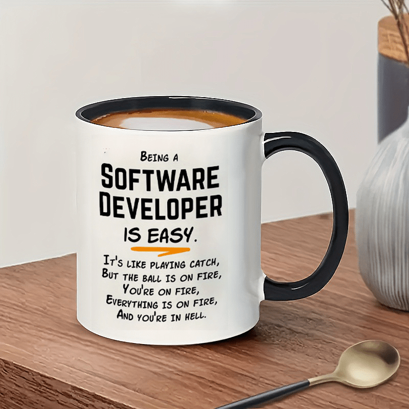 Software Developer Humor 11oz  - огляд і ціна Office Of Tech