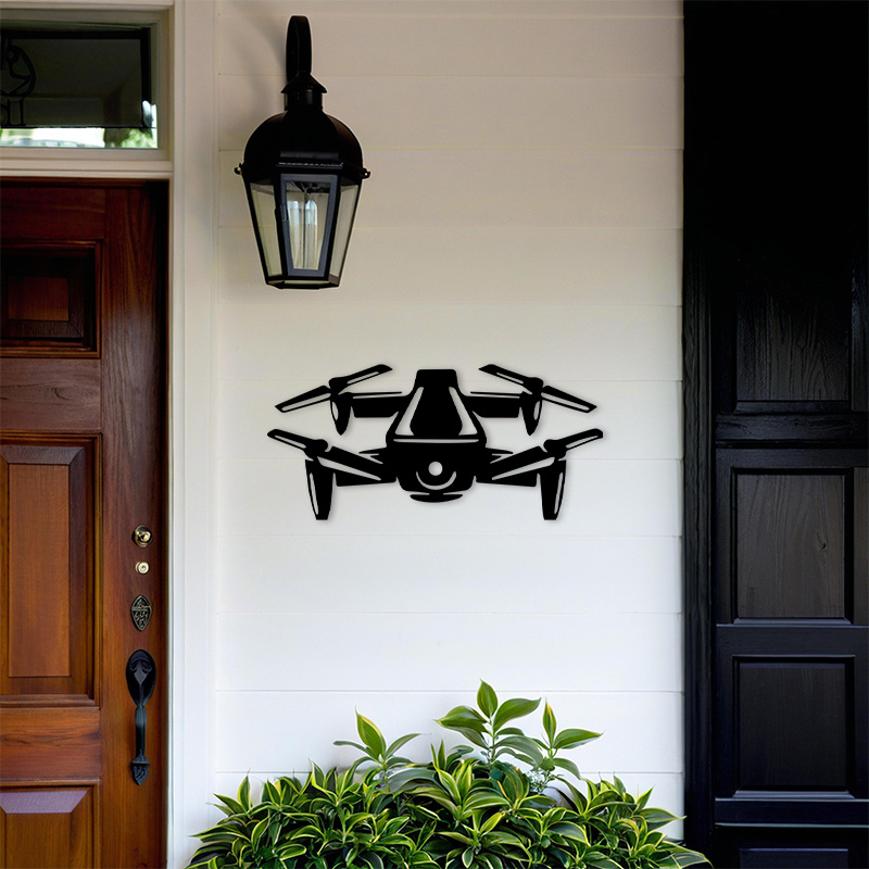 2D Flat Drone Silhouette Metal - огляд і ціна Office Tech For Men