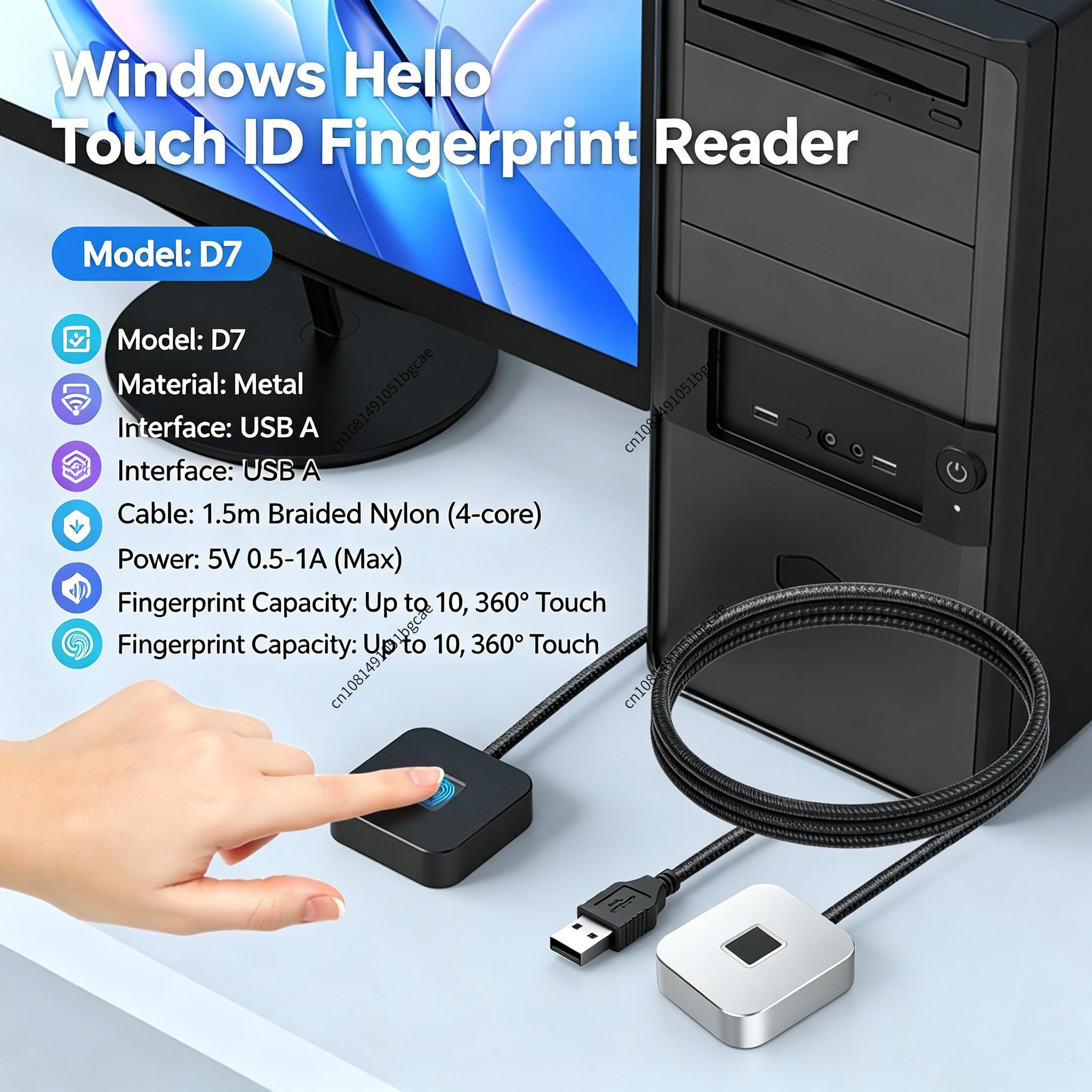 USB Fingerprint Reader with 5f - огляд і ціна Fingerprint Reader Usb