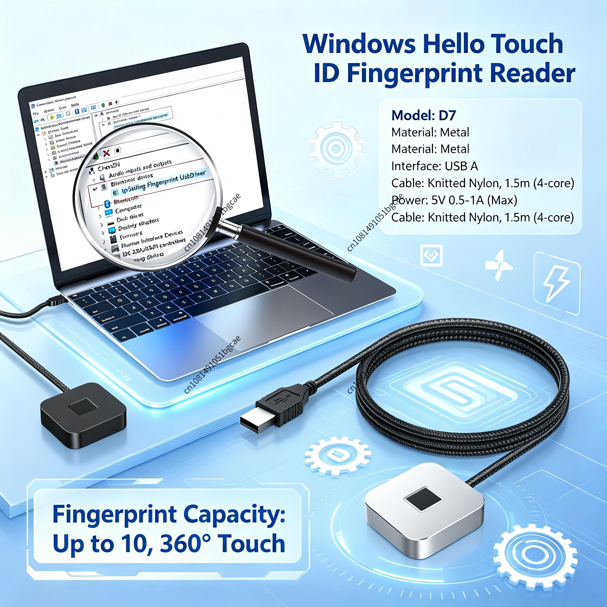 USB Fingerprint Reader with 5f - огляд і ціна Fingerprint Reader Usb