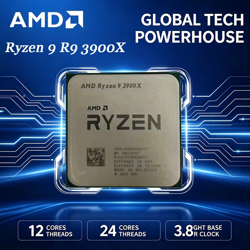 AMD Ryzen 9 3900X 12 Core 24 T - огляд і ціна Amd Cpu Ryzen 9
