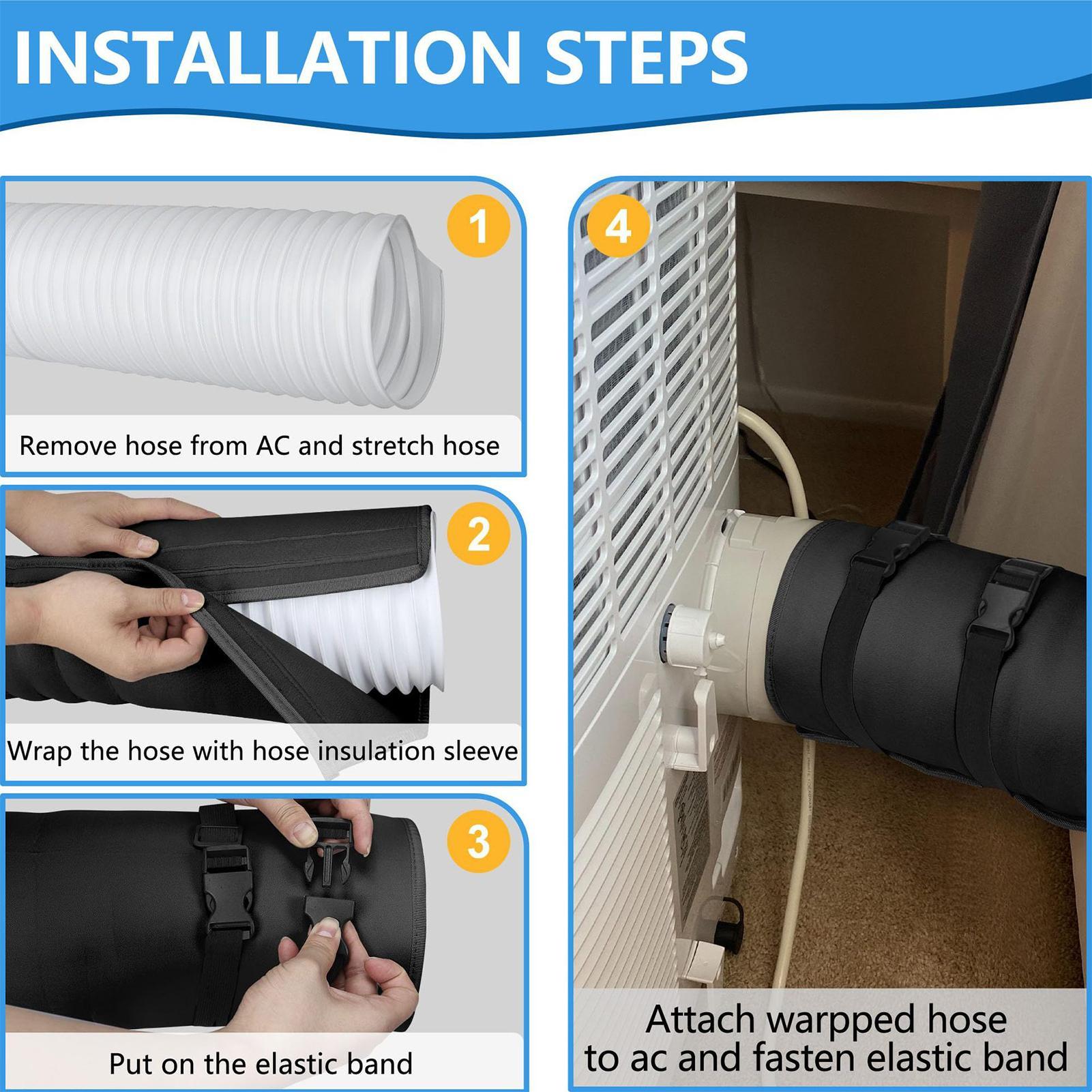 Air Conditioner Hose Cover Dus - огляд і ціна Office Of Tech